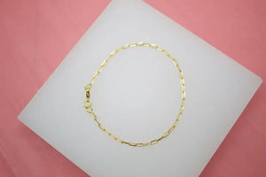 MIA Jewelry - 18K Gold Filled 2mm Flat Mariner Bracelet