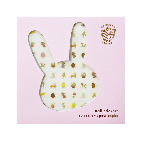 Jollity & Co. + Daydream Society - Bunnies In The Garden Nail Stickers