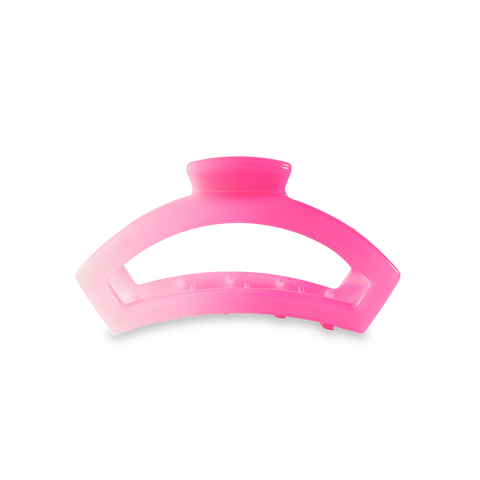 Open Pink Ombre Tiny Hair Clip