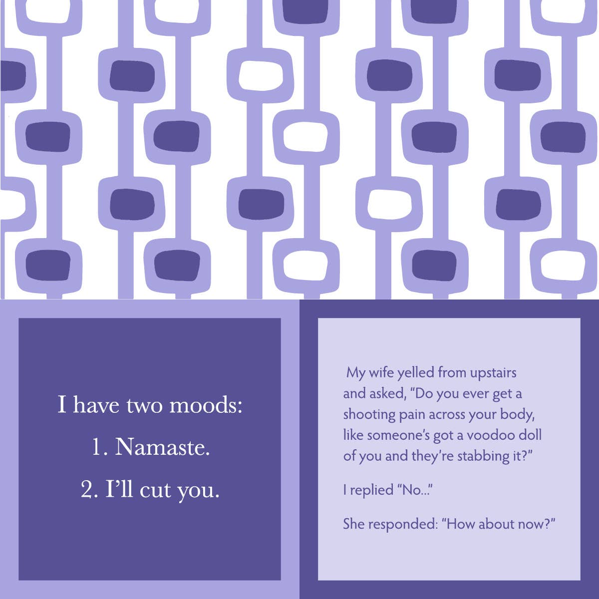 DOM Napkin - Two Moods/Voodoo