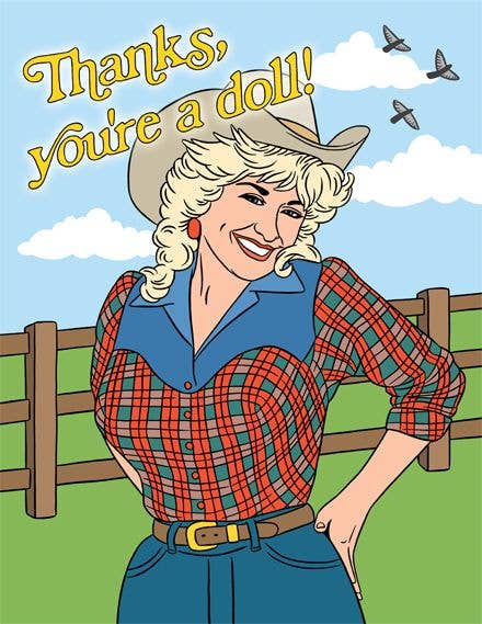 Thanks, You're a Doll Card