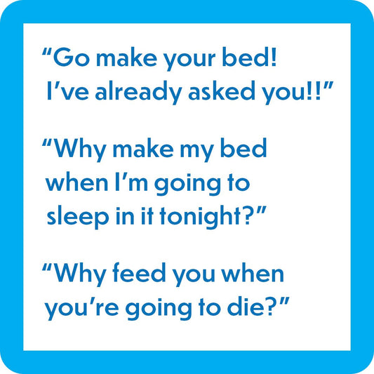 DOM Coaster - Go make your bed coaster