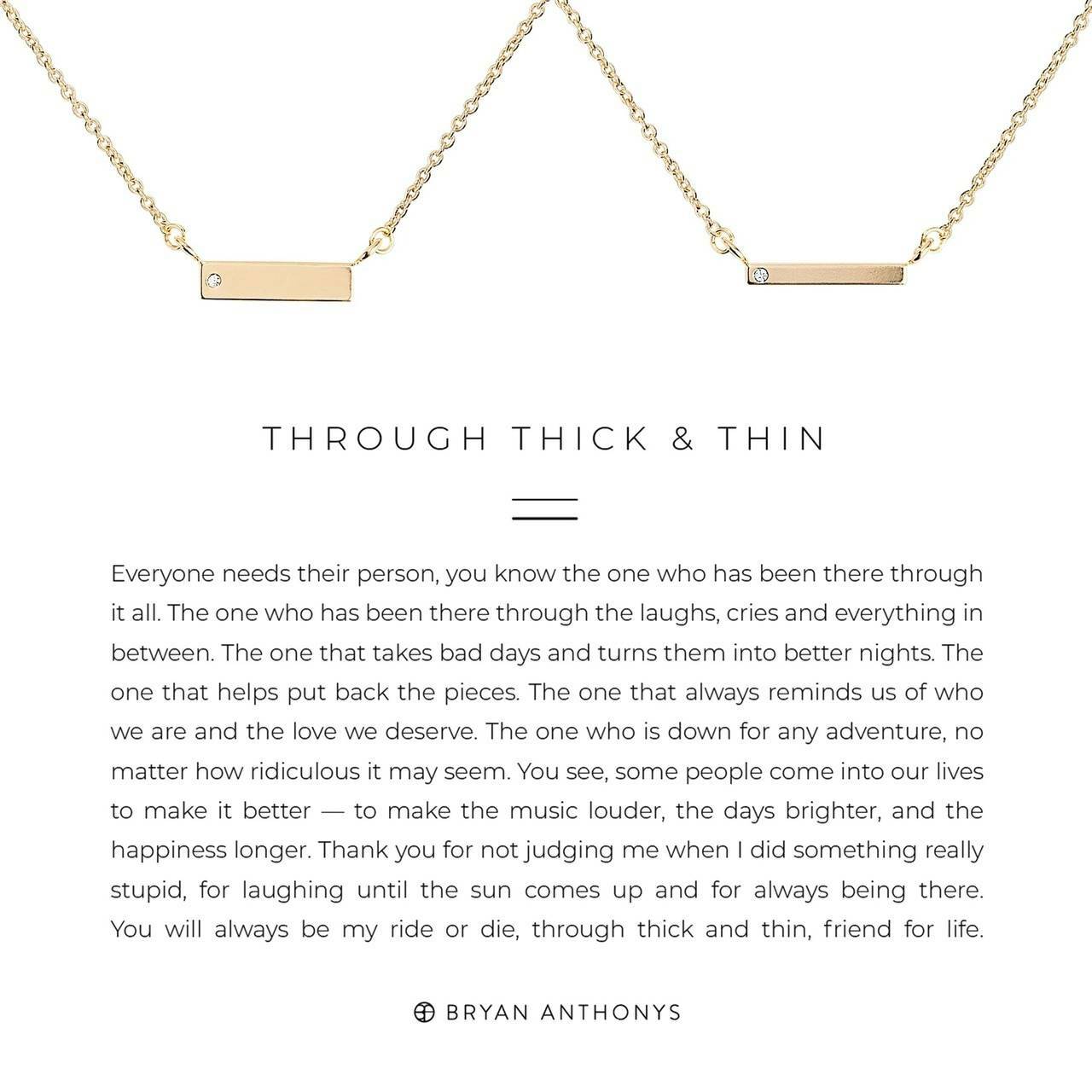 Through Thick & Thin Necklace-Bryan Anthonys
