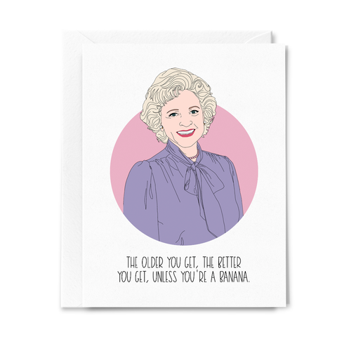 Golden Girls - Betty White Better With Age Card