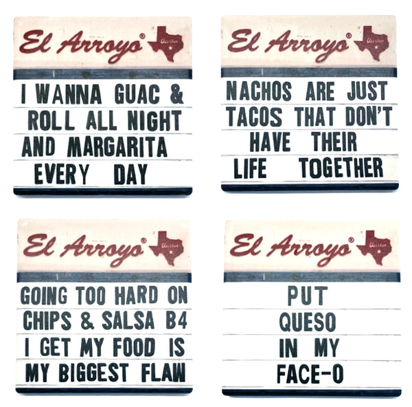 El Arroyo Coaster Set - The Whole Enchilada