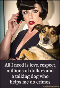 MAGNET: All I need is love, respec, millions of dollars