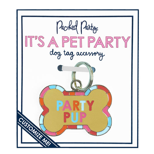 Party Pup Pet Tag