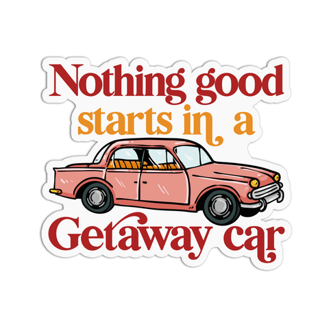 Taylor Swift Getaway Car Stickers
