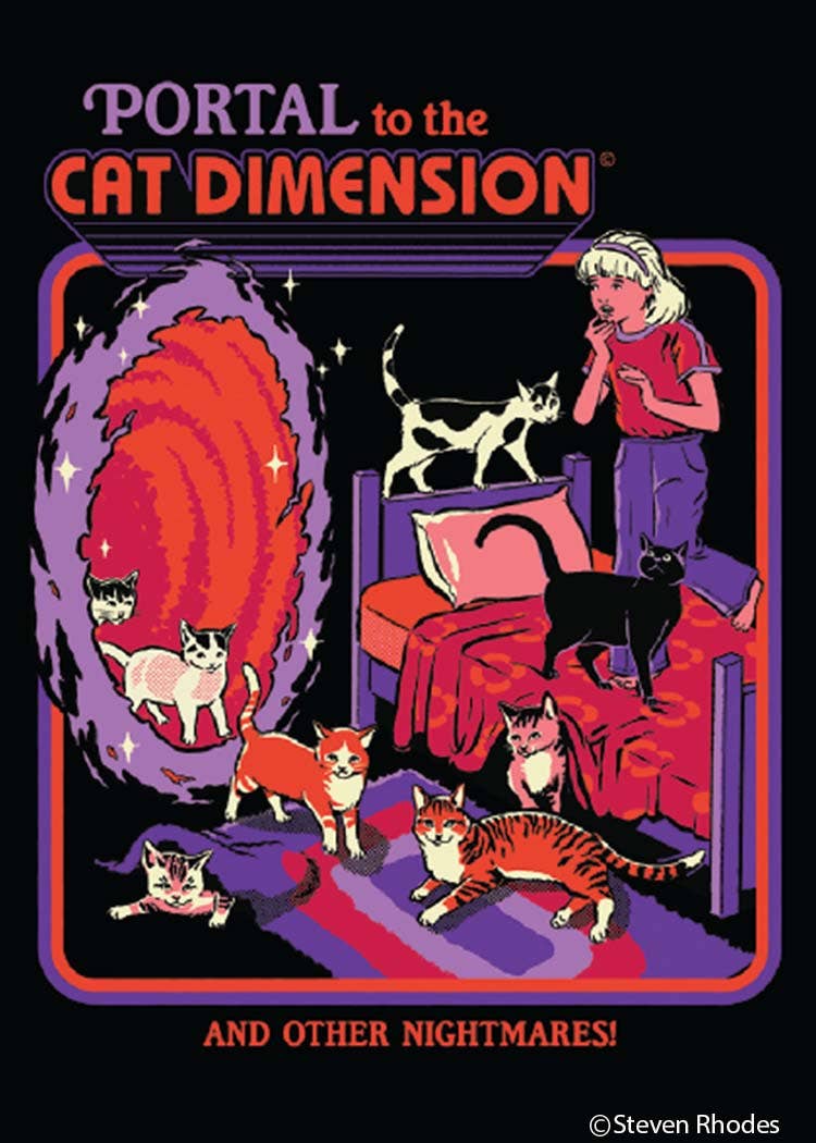 Portal to Cat Dimension Magnet