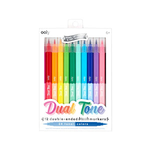 OOLY - Dual Tone Double Ended Brush Markers