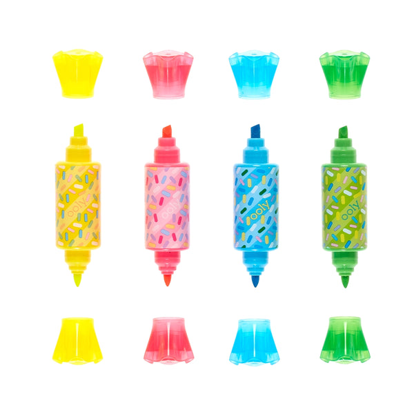 Sugar Joy Scented Double-Ended Highlighters (Set of 4)