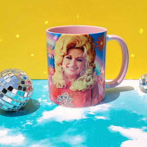 Dolly Parton Rainbow Mug