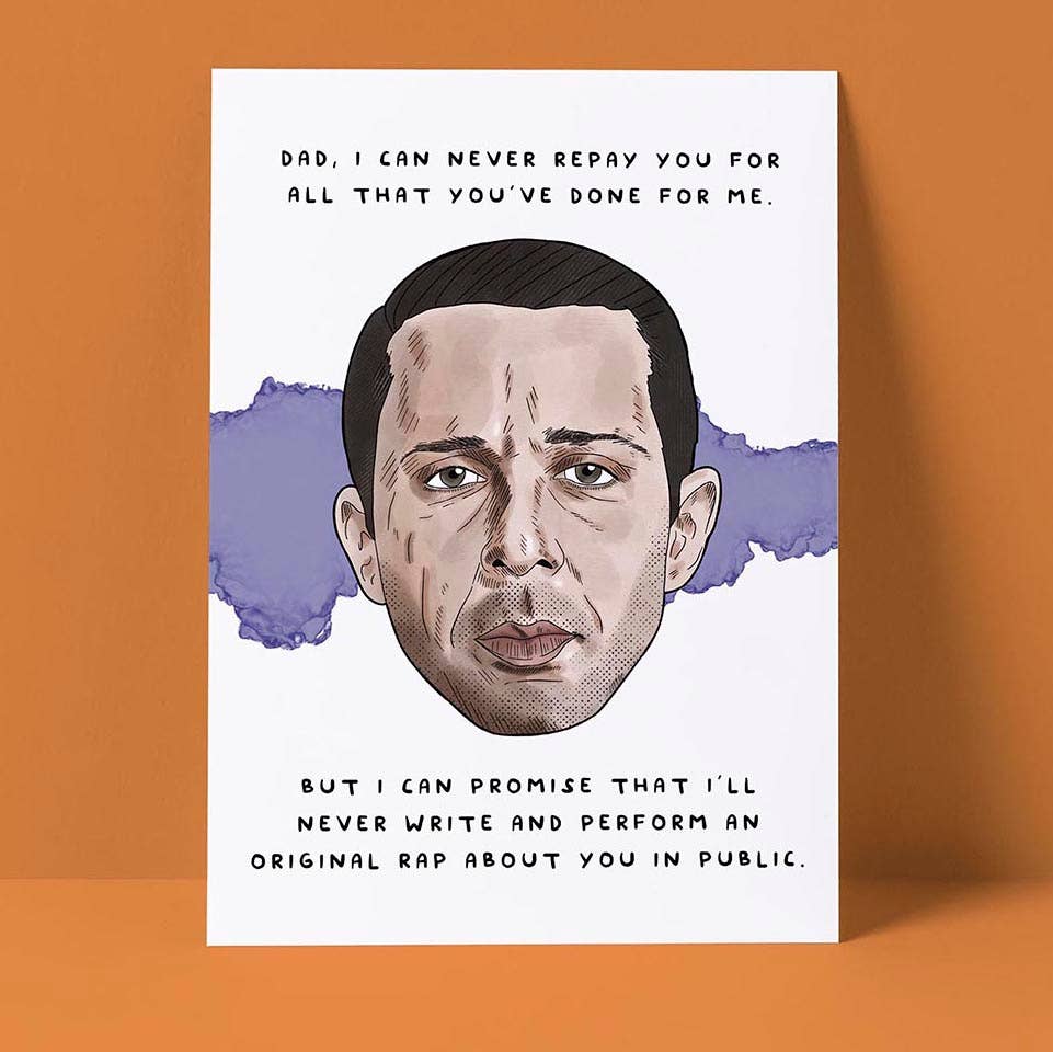 Succession - Promise Not To Rap Father's Day Card