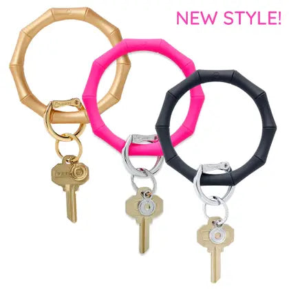 Oventure Bamboo Collection - Silicone Big O® Key Ring