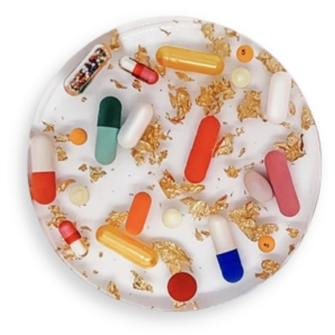 Pills + Gold Coaster