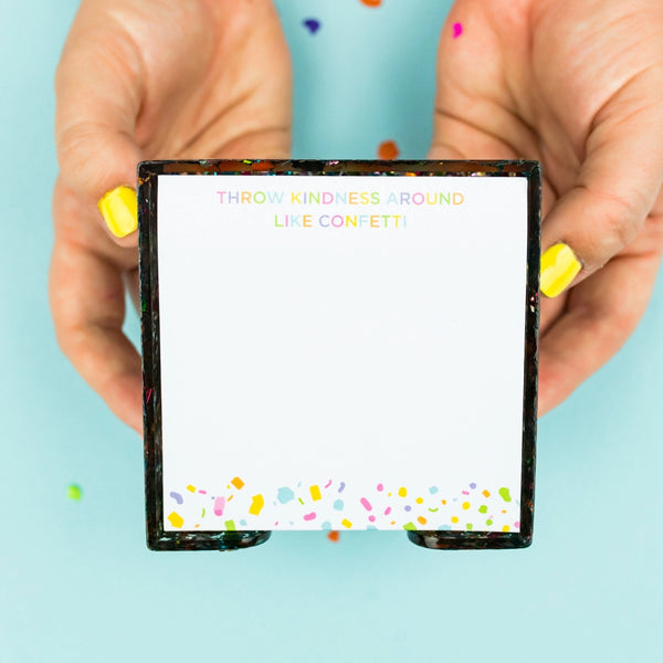 Taylor Elliott - Confetti Acrylic Sticky Note Holder