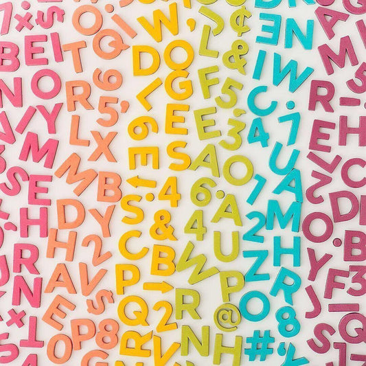 The Type Set Soft Magnetic Letters